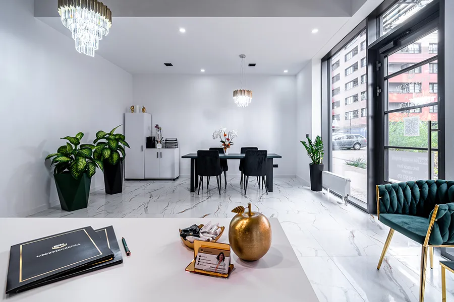 Wnętrze biura PJK Ubezpieczenia