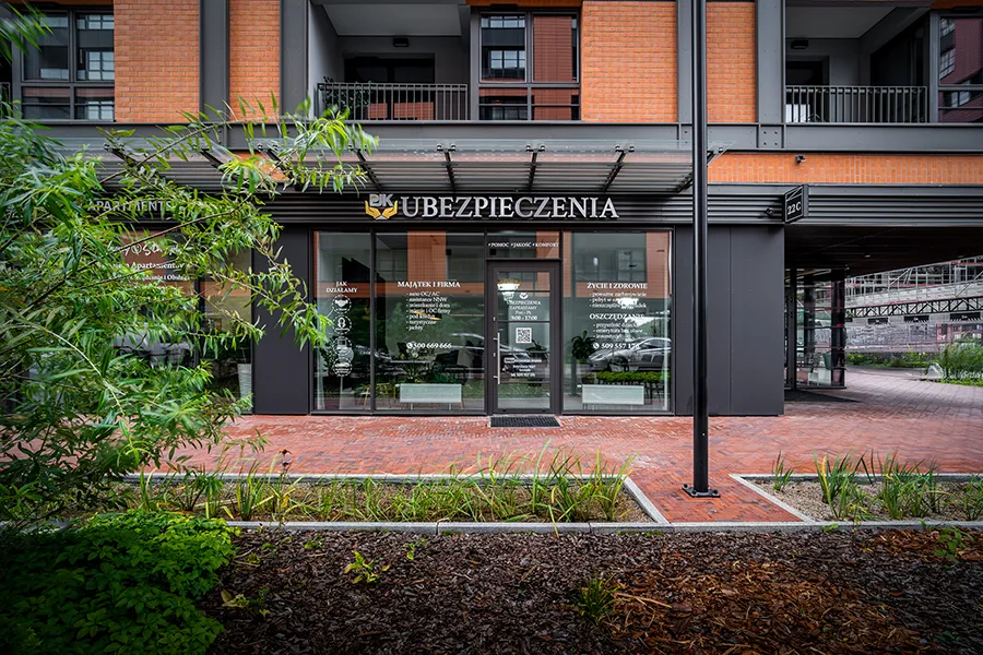 Wnętrze biura PJK Ubezpieczenia
